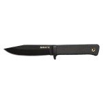 COLD STEEL SRK Compact 5" SK-5 Clip Point Razor-Sharp Blade 4.5" Durable Kray-Ex Handle Tactical Fixed Blade Knife w/Secure-Ex Sheath