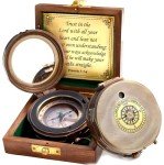 Trust in The Lord -Proverbs 3: 5-6 Engraved Compass Hiking Survival -Military Sighting Compass-Backpacking Navigation Compass -Boy Scout Compass for Kids-Professionals Hikers-Pastor Appreciation Gift
