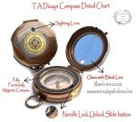 Trust in The Lord -Proverbs 3: 5-6 Engraved Compass Hiking Survival -Military Sighting Compass-Backpacking Navigation Compass -Boy Scout Compass for Kids-Professionals Hikers-Pastor Appreciation Gift