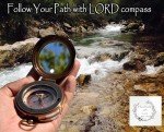Trust in The Lord -Proverbs 3: 5-6 Engraved Compass Hiking Survival -Military Sighting Compass-Backpacking Navigation Compass -Boy Scout Compass for Kids-Professionals Hikers-Pastor Appreciation Gift