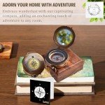 Trust in The Lord -Proverbs 3: 5-6 Engraved Compass Hiking Survival -Military Sighting Compass-Backpacking Navigation Compass -Boy Scout Compass for Kids-Professionals Hikers-Pastor Appreciation Gift