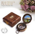 Trust in The Lord -Proverbs 3: 5-6 Engraved Compass Hiking Survival -Military Sighting Compass-Backpacking Navigation Compass -Boy Scout Compass for Kids-Professionals Hikers-Pastor Appreciation Gift