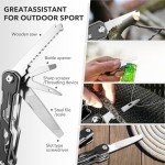 Wuwrll Multitool with Safety Locking,16-in-1 Multi Tool Stainless Steel Pocket Knife Set with Pliers, Upgrade Camping Tool Gifts for Men,for Survival, Camping, Hiking, Outdoor、