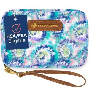 KeepGoing Travel First Aid Kit for Kids – 130 Pc. Small First Aid Kit for Car, Home, Purse, Diaper Bag & Backpack with Latex-Free Bandages - Mini First Aid Kit Travel Size TSA-Approved