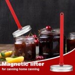 4 PCS Canning Tools Canning Supplies 2PCS Canning Magnetic Lid Lifter and 2PCS Canning Bubble Popper Remover, Canning Set for Canning Bubbler, Canned Food Measurer, Potato Masher and Jar Lid Lifter