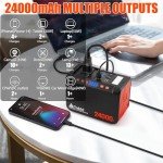 Takki Portable Power Station 88Wh Lithium Battery Solar Generator Power Bank with 120W Peak AC Outlet Battery Backup for Camping, Home Use, Emergency(Without Solar Panel)