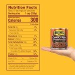 Bush's Best Baked Beans, Country Style with Bacon and Brown Sugar, 8.3 OZ (Pack of 12)