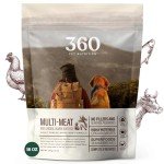 360 Pet Nutrition Freeze-Dried Raw Dog Food, High Protein, Complete Balanced Meal with Beef, Chicken,Organs, Whitefish, Omega-3, Fruit&Veg, Superfoods, No Fillers, 16oz Food/Bites/Kibble (Multi Meat)