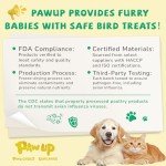 PAWUP Freeze Dried Quail Egg Yolk Pet Treats, Freeze-Dried Pet Food for Dogs, Cats, Pure Fresh Ingredient, 9.2 oz, Rawhide Free, Gluten&Grain Free