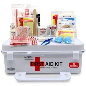 OSHA Compliant First Aid Kit - 10 Person, Type III, ANSI Class A Emergency Kit for Truck, Car, Construction Site - 71 Essential First Aid Supplies