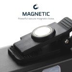 NEBO Slim Work Light, USB Rechargeable Bright Pocket Light with Clip, Hook and Magnetic Base for Hands-Free Lighting Portable COB LED Dimmable Work Light Flashlight 500 Lumens -Black