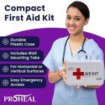 OSHA Compliant First Aid Kit - 10 Person, Type III, ANSI Class A Emergency Kit for Truck, Car, Construction Site - 71 Essential First Aid Supplies