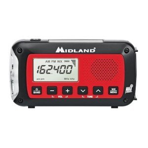 Midland® - ER10VP Weather Radio with Flashlight & Emergency Alert - AM/FM Radio - Compact and Easy to Carry - SOS Strobe Signal and Headphone Jack