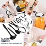 Canning Pot-Canning supplies starter kit, Stainless Steel Canning Tool Kit，Water bath canner with rack for canning.