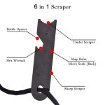 Flint Fire Starter, Fire Starter Survival Tool with Magnesium and Ferro Rod for Camping Hiking Outdoor Survival