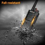 Retevis RT29 Military Grade Walkie Talkies, Long Range 2 Way Radio with Earpiece, 700,000 sq. ft/50 Floor Range, Dust Protected and Splashproof (IP54 Rating), Heavy Duty Two Way Radio (2 Pack)