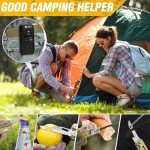 BIBURY Multitool Pliers, 31-in-1 Stainless Steel Multi Tool with Replaceable Wire Cutters and Saw, Foldable Heavy-duty Multitool Set with Scissors and Screwdriver for Hiking Camping Survival Repair