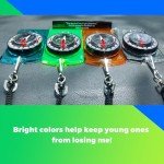 1pc Green Menjo Outdoors Magnetic Compass, Kids Hiking Gear Ideal for Boy Scouts or Wilderness Enthusiasts. Survival Compass for Camping, Hiking, Backpacking, Mountaineering, and Exploration