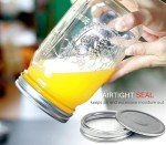 Wide Mouth Mason Jars 32 oz - 12 Pack Large Glass Mason Jars with Airtight Lids and Bands, 1 Quart Mason Jars for Pickling, Canning, Fermenting and Food Storage, Microwave & Dishwasher Safe