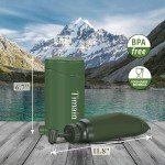 Timain Outdoor Portable Water Filter Pump,Water Filtration Systems,Perfect for Travel,Camping, Hiking,Fishing,Hunting,Emergency Preparedness