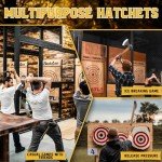 Dream Reach Throwing Hatchets 2 Pack, Professional 16" Throwing Tomahawk Axe Throwing Game for Backyard, Hand Forged Viking Throwing Axe Set for Adults for Competition and Recreation