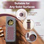 Dizzily 60 Pcs Matches Striker Paper with Adhesive, 20 Pcs 1” Circle, 20 Pcs 2” x .5” Rectangle and 20 Pcs 1” x .5” Rectangle Matches Strip Stickers for Jars of Matches, Fireplace Match, Candles Boot