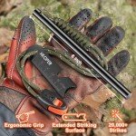 Hkoper Ferro Rod Fire Starter, 6 Inch X 3/8 Inch Fire Starter Survival Tool, Flint and Steel for Camping and Hiking, Flint Fire Starter, Magnesium Fire Starter