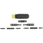 Klein Tools 32500HDRT KNECT Ratcheting Screwdriver, Multi-Bit Screwdriver / Nut Driver, Impact Rated 11-in-1 Tool with Phillips, Slotted, Square and Torx Tips