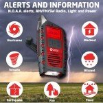Eton Odyssey Hand Crank Emergency Radio, NOAA Weather Radio, AM/FM Shortwave Radio, Flashlight, Phone Charger, Solar Charger, Bluetooth Speaker, Officially Licensed American Red Cross Radio