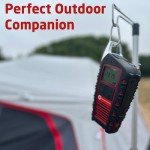 Eton Odyssey Hand Crank Emergency Radio, NOAA Weather Radio, AM/FM Shortwave Radio, Flashlight, Phone Charger, Solar Charger, Bluetooth Speaker, Officially Licensed American Red Cross Radio