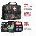 Surviveware 119 Pcs Comprehensive Premium Survival First Aid Kit - Medical Emergency Kit for Travel Camping Gear, Home Essentials & Outdoor Emergencies - HSA & FSA Eligible Survival Kit
