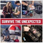 Surviveware 119 Pcs Comprehensive Premium Survival First Aid Kit - Medical Emergency Kit for Travel Camping Gear, Home Essentials & Outdoor Emergencies - HSA & FSA Eligible Survival Kit