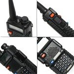 BAOFENG UV-5R Two Way Radio Handheld Ham Radio Dual Band Walkie Talkie (5R-2PACK)