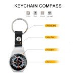 Compass, Hiking Compass for Survival Durable and Compass Keychain(Classical)
