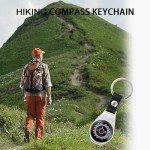 Compass, Hiking Compass for Survival Durable and Compass Keychain(Classical)