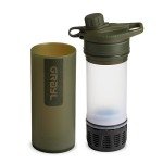 GRAYL GeoPress 24 oz Water Purifier Bottle - Filter for Hiking, Camping, Survival, Travel (Olive Drab)