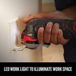 CRAFTSMAN V20 Cordless Oscillating Tool Kit Multi-Tool with Blades, Sand Paper, Battery and Charger Included (CMCE501D1)