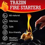 All Natural Wood Fire Starters: Fireplace Camping Charcoal Starter Grill BBQ Chimney Wood Stove Campfires Fire Pit. Fatwood Sticks. Camp Firestarter, Fire Tools. Fire Starter Outdoor/Indoor/Travel
