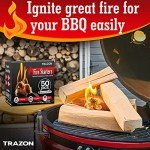 All Natural Wood Fire Starters: Fireplace Camping Charcoal Starter Grill BBQ Chimney Wood Stove Campfires Fire Pit. Fatwood Sticks. Camp Firestarter, Fire Tools. Fire Starter Outdoor/Indoor/Travel