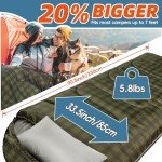 MEREZA 0 Degree Winter Sleeping Bag for Adults Kids with Pillow, Cold Weather Sleeping Bag for 4 Season Camping Hiking Backpacking Sleeping Bags for Big and Tall