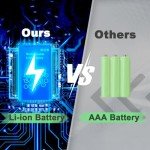 MaxTalker Walkie Talkies Long Range for Adult, MT10 Rechargeable Walkie Talkies FRS Two Way Radio, NOAA, 1200mAh Li-ion Battery USB-C Cable, LED Flashlight, VOX Walkie Talkie for Hiking Camping 2Pack