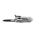Gerber Gear Center-Drive Multitool - Includes 3.25” Outboard Knife, Pliers, Pry Bar, Bottle Opener & Awl - Comes with Bit Set & Sheath - Silver & Black