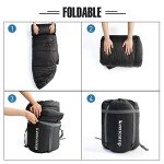 Keencamp 0 Degree Sleeping Bag Cotton Flannel Winter Cold Weather for Adults XXL Sleeping Bag 4 Season Big and Tall with Pillow Compression Sack