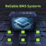 GENSROCK Portable Power Station, 88Wh Solar Generator(Solar Panel Not Included), Lithium Battery Power Bank with 110V/150W Peak AC Outlet, LED Flashlight for CPAP Home Camping Travel Emergency.