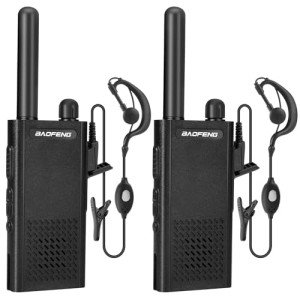 Baofeng T26 Walkie Talkies Long Range, Rechargeable Li-ion Battery 16 FRS Channel Two Way Radios with Earpieces for Adults, Handheld Mini Compact Walky Talky with Type-C Charging