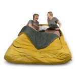 Kelty Tru.Comfort Doublewide 2P 20 Degree Sleeping Bag, Two Person, Synthetic Fill, Couples & Family Camping, Overlanding – Removable Blanket, Wider Than Queen Sized Bed, Updated for 2023 (Olive Oil)