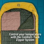 Kelty Tru.Comfort Doublewide 2P 20 Degree Sleeping Bag, Two Person, Synthetic Fill, Couples & Family Camping, Overlanding – Removable Blanket, Wider Than Queen Sized Bed, Updated for 2023 (Olive Oil)