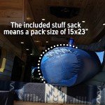 Kelty Tru.Comfort Doublewide 2P 20 Degree Sleeping Bag, Two Person, Synthetic Fill, Couples & Family Camping, Overlanding – Removable Blanket, Wider Than Queen Sized Bed, Updated for 2023 (Olive Oil)