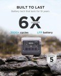 EF ECOFLOW Portable Power Station RIVER 2 Pro, 768Wh LiFePO4 Battery, 70 Min Fast Charging, 4X800W (X-Boost 1600W) AC Outlets, Solar Generator for Outdoor Camping/RVs/Home Use Black