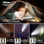 20000mAh / 74000mWh Emergency Radio, Solar Hand Crank Radio AM/FM/NOAA Weather Radio, with Power Bank Phone Charger, SOS Alarm, Flashlight & Reading Lamp for Emergencies Hurricane Camping